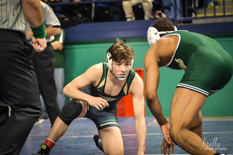 High school wrestling competition